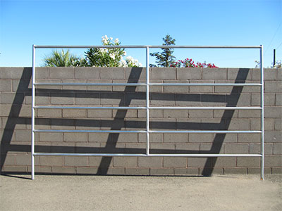 12ft x 7ft 4 Rail Rear Panel