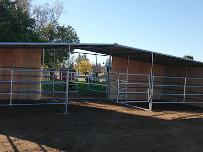 2 Stall Breezeway Barn